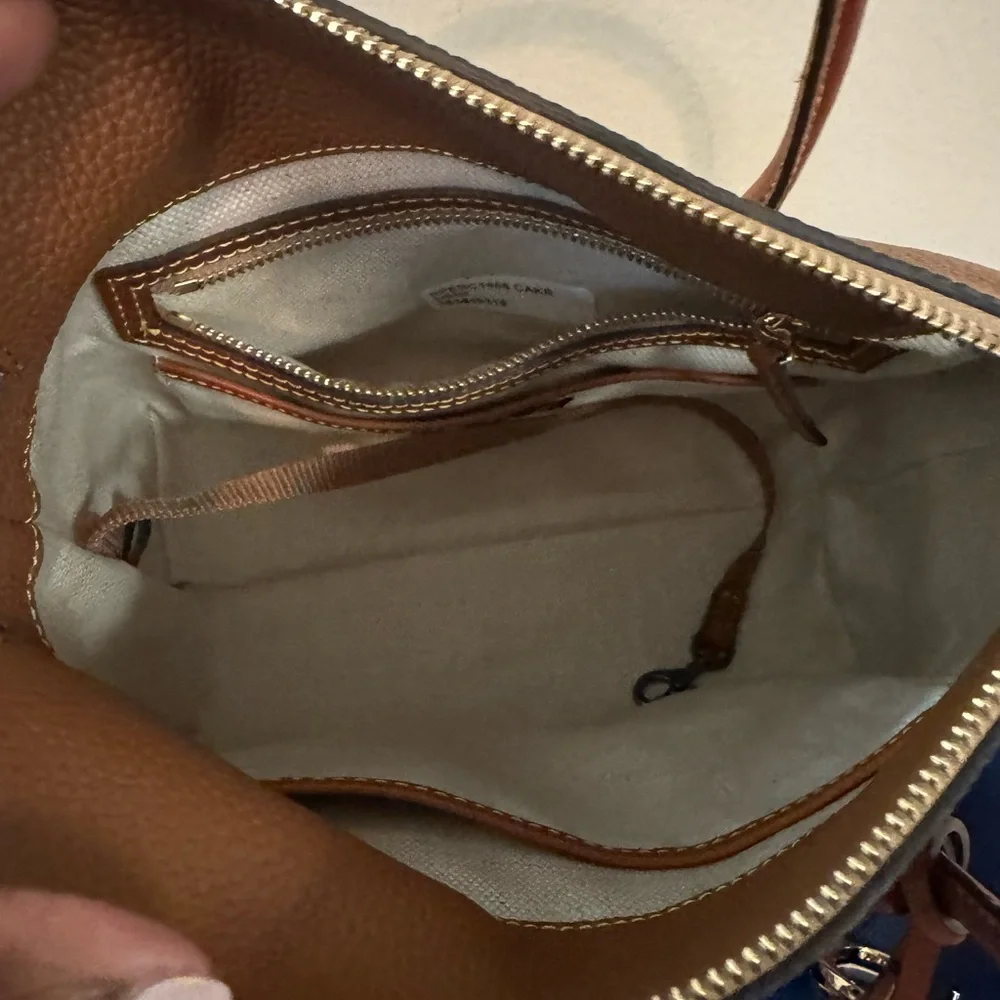 Dooney & Bourke Brown Satchel - Picture 5 of 8
